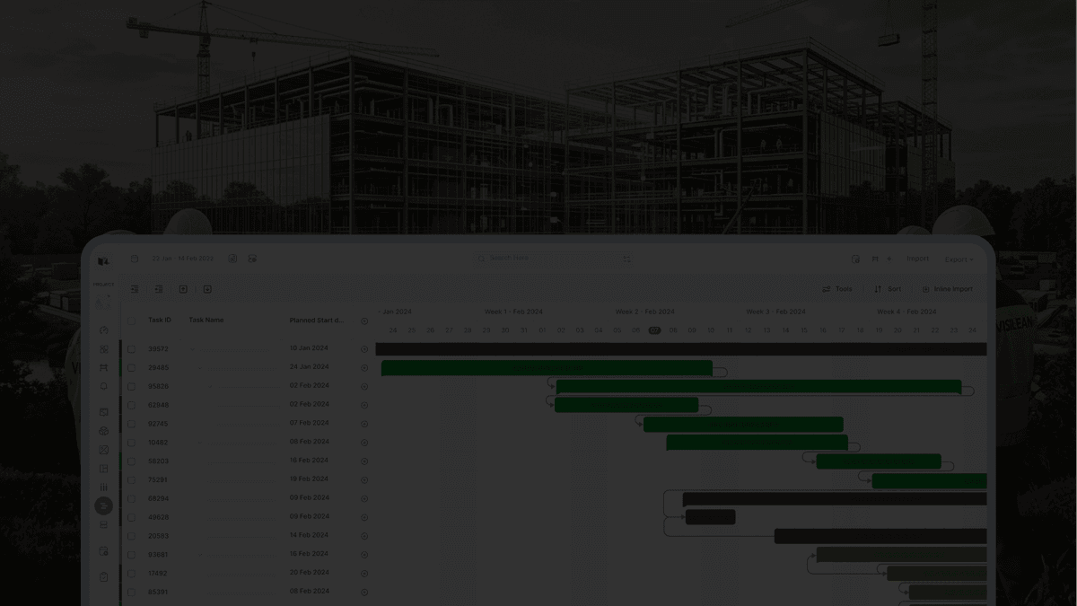 Interactive Gantt Charts with Critical Path Methodology